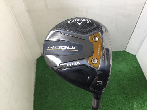 【中古】 キャロウェイ ROGUE ST MAX 3W フェアウェイウッド FW リシャフト (フレックスその他) メンズ 男性用 右利き 右用 Cランク ゴルフクラブ