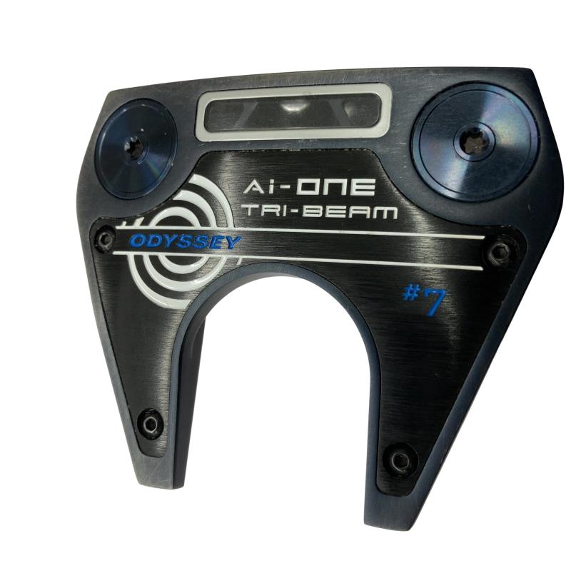 【中古】 オデッセイ Ai-ONE TRI-BEAM #7 34インチ パター PT STROKE LAB 90 スチール (フレックスその他) メンズ 男性用 右利き 右用 Cランク ゴルフクラブ
