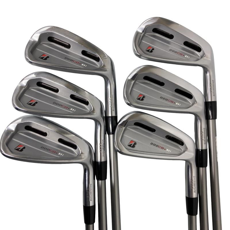 【中古】 ブリヂストン BRIDGESTONE 222CB+ 6S アイアンセット IR MCI B70 (フレックスS) メンズ 男性用 右利き 右用 Cランク ゴルフクラブ
