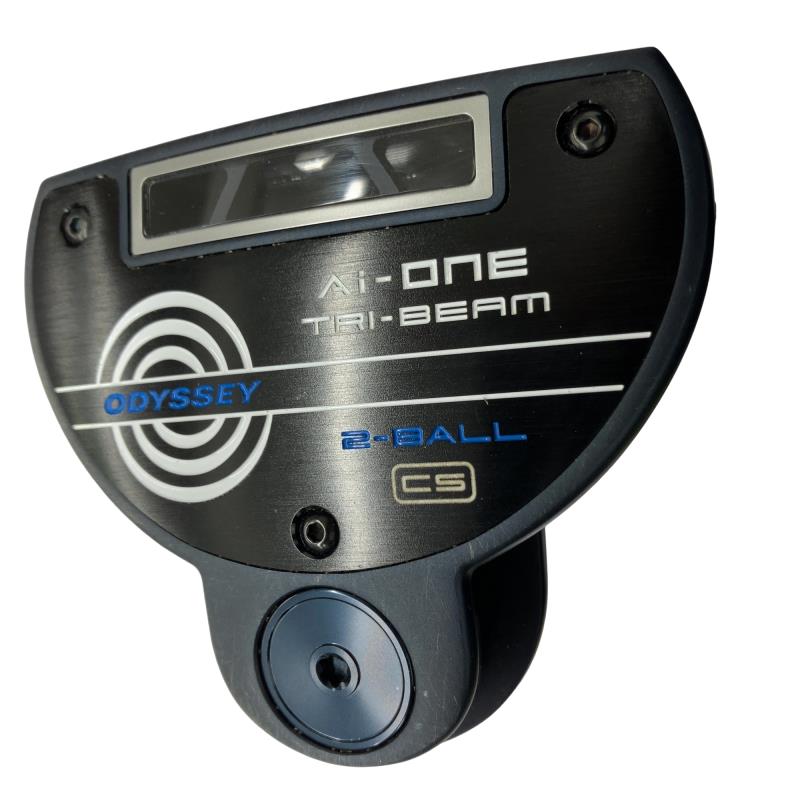 【中古】 オデッセイ Ai-ONE TRI-BEAM 2-BALL CS 34in パター PT STROKE LAB 90 スチール写真 (フレックス余分の物) メンズ 成人男性用 右利き 右用 C序列付ける ゴルフ野球クラブ