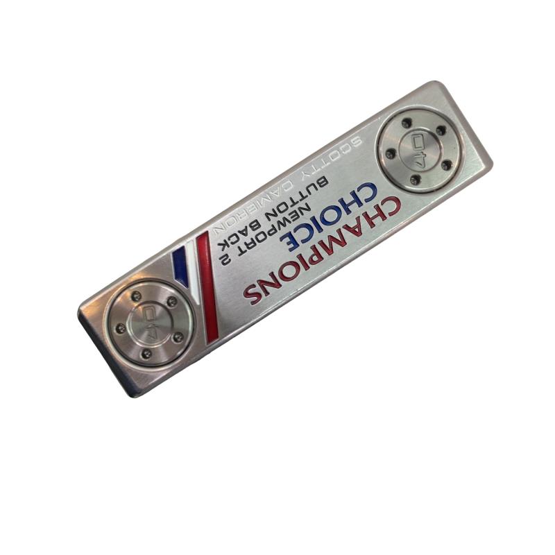 【中古】 タイトリスト SCOTTY CAMERON CHAMPIONS CHOICE BUTTON BACK NEWPORT 2 33in パター PT スチール写真 (フレックス余分の物) メンズ 成人男性用 右利き 右用 C序列付ける ゴルフ野球クラブ