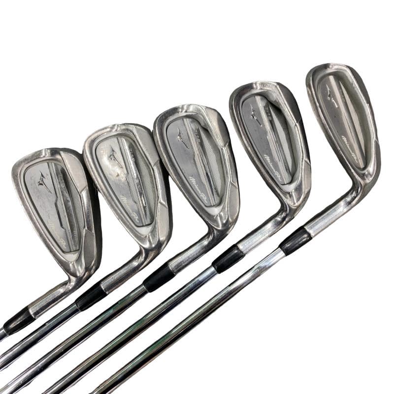 【中古】 ミズノ Mizuno Pro Ti18 5S アイアンセット IR 純正特注シャフト (フレックスS) メンズ 男性用 右利き 右用 Cランク ゴルフクラブ