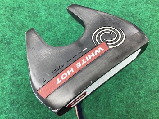 【中古】 オデッセイ WHITE HOT PRO #7 35in パター PT スチール写真 (フレックス余分の物) メンズ 成人男性用 右利き 右用 D位置づける ゴルフ野球クラブ