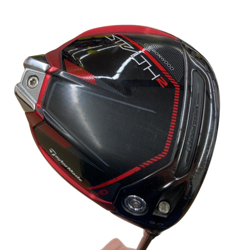 【中古】 テーラーメイド STEALTH2 HD 9° ドライバー DR 純正特注シャフト (フレックスS) メンズ 男性用 右利き 右用 Cランク ゴルフクラブ