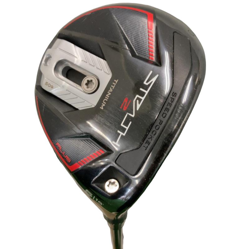 【中古】 テーラーメイド STEALTH2 PLUS 5W フェアウェイウッド FW Tour AD CQ-6 (フレックスS) メンズ 男性用 右利き 右用 Cランク ゴルフクラブ