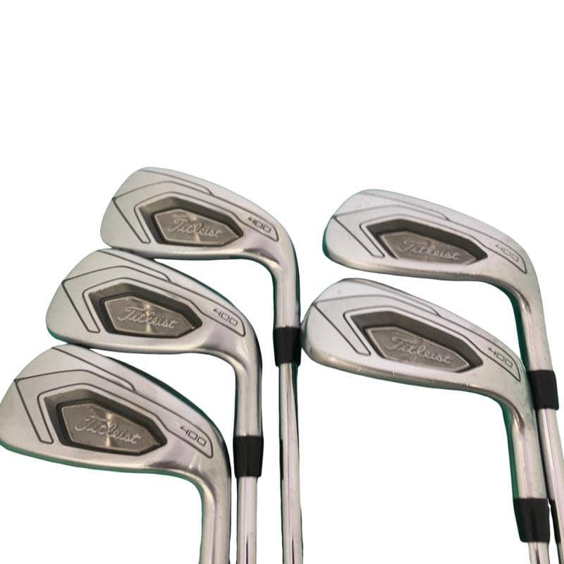 【中古】 タイトリスト Titleist T400 5S(#7-PW、W43) アイアン仕掛ける IR NS PRO ZELOS 7 (フレックスS) メンズ 成人男性用 右利き 右用 D価値づける ゴルフ野球クラブ