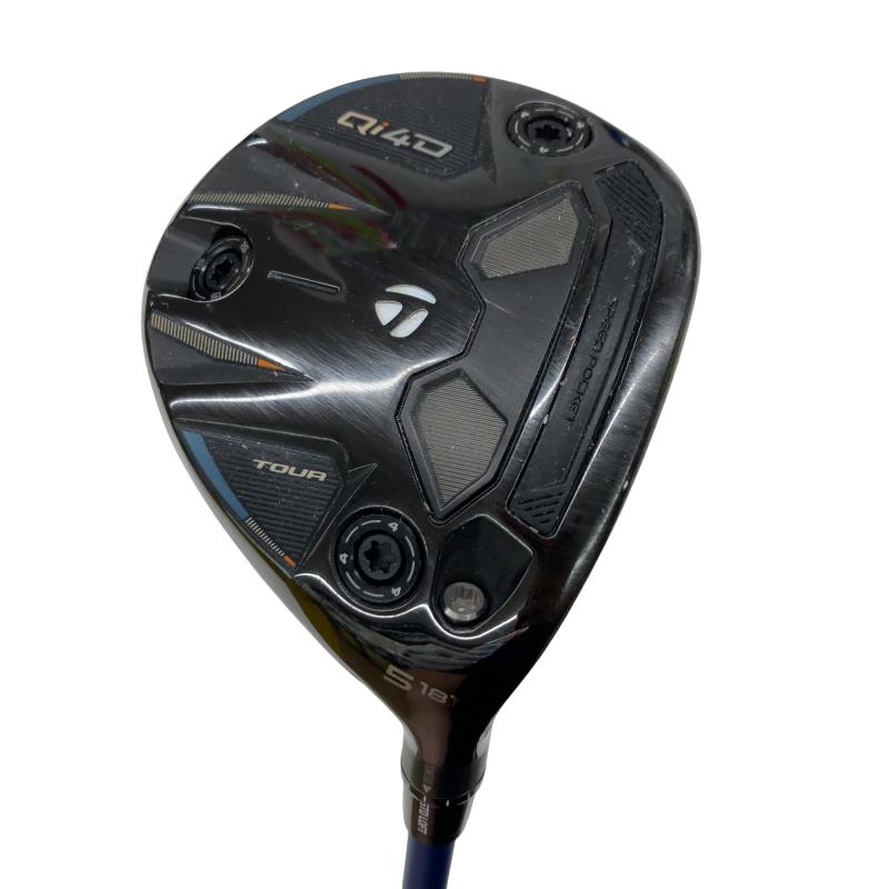 【中古】 テーラーメイド Qi4D TOUR 5W フェアウェイウッド FW 純正特注シャフト (フレックスX) メンズ 男性用 右利き 右用 Cランク ゴルフクラブ|ゴルフパートナー 中古クラブ店