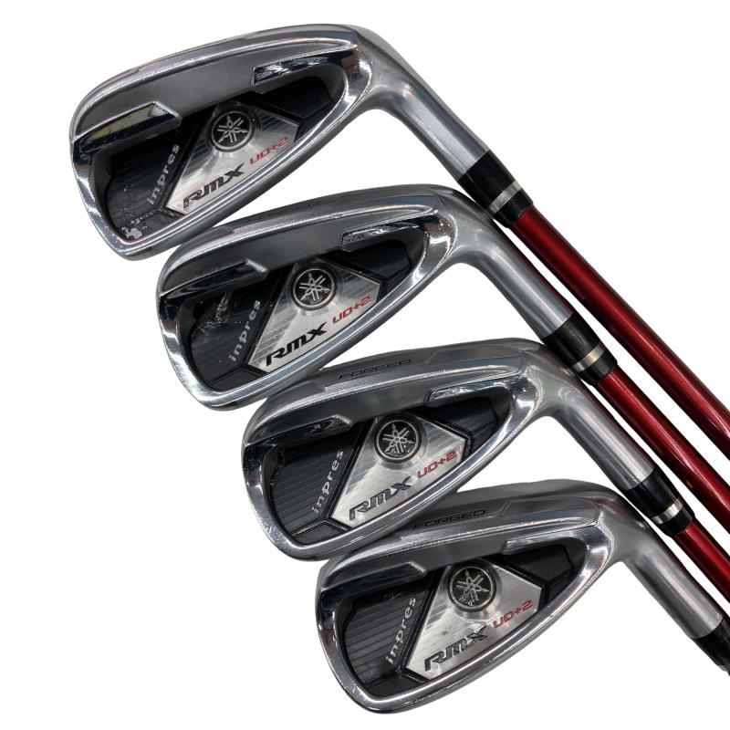 【中古】 ヤマハ inpres RMX UD+2 4S アイアン仕掛ける IR BASSARA FS50 (フレックスR) メンズ 成人男性用 右利き 右用 C序列付ける ゴルフ野球クラブ