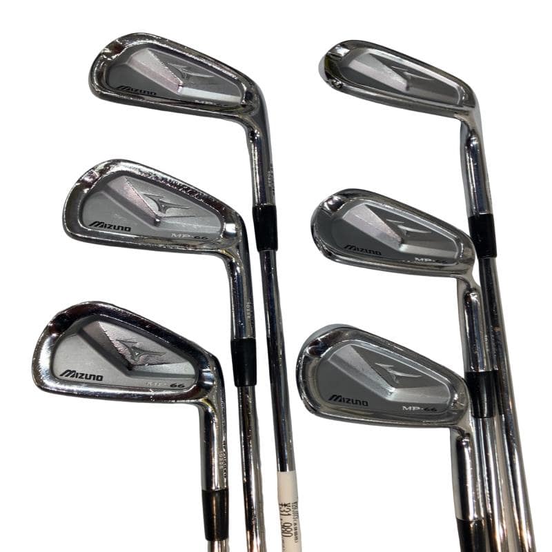 【中古】 ミズノ MP-66 6S アイアンセット IR 純正特注シャフト (フレックスR) メンズ 男性用 右利き 右用 Cランク ゴルフクラブ