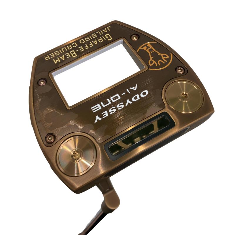 【中古】 オデッセイ Ai-ONE GIRAFFE-BEAM JAILBIRD CRUISER 38in パター PT STROKE LAB 140 スチール写真 (フレックス余分の物) メンズ 成人男性用 右利き 右用 B価値づける ゴルフ野球クラブ