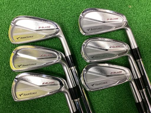 【中古】 ブリヂストン TOURSTAGE X-BLADE 709 MC 6S アイアンセット IR NS PRO MODUS3 TOUR120 (フレックスS) メンズ 男性用 右利き 右用 Cランク ゴルフクラブ
