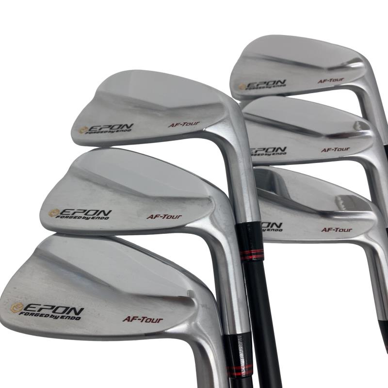 【中古】 エポンゴルフ株式会社 EPON AF-Tour MB(2024) 6S アイアンセット IR 純正特注シャフト (フレックスS) メンズ 男性用 右利き 右用 Cランク ゴルフクラブ