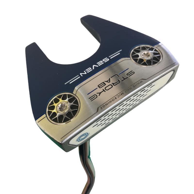 【中古】 オデッセイ STROKE LAB SEVEN(シルバー/ネイビー) 32インチ レディース パター PT STROKE LAB (フレックスその他) レディース 女性用 右利き 右用 Cランク ゴルフクラブ