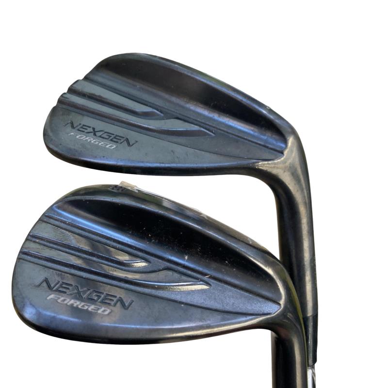 【中古】 ゴルフ共同作業者 NEXGEN FORGED WEDGE DLC Limited 2本書き割り(52°＆58°) ウェッジ WG Dynamic Gold TOUR ISSUE ONYX PCB (フレックスS) メンズ 成人男性用 右利き 右用 C位置づける ゴルフ野球クラブ