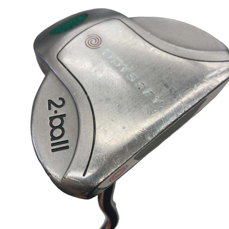 【中古】 オデッセイ WHITE STEEL 2・ball 33in パター PT スチール写真 (フレックス余分の物) メンズ 成人男性用 右利き 右用 C位置づける ゴルフ野球クラブ