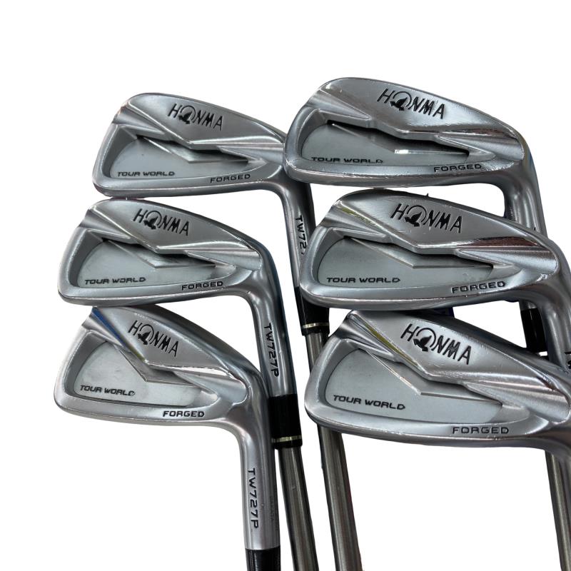 【中古】 本間ゴルフ TOUR WORLD TW727P FORGED  6S アイアン仕掛ける IR VIZARD IB85 (フレックスS) メンズ 成人男性用 右利き 右用 C価値づける ゴルフ野球クラブ