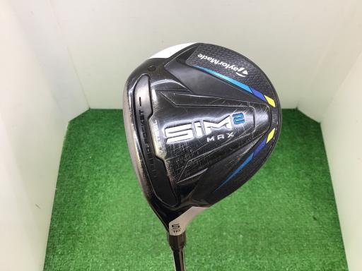 【中古】 テーラーメイド SIM2 MAX 5W レフティ フェアウェイウッド FW TENSEI BLUE TM50(SIM2 FW) (フレックスS) メンズ 男性用 左利き レフティ 左用 Dランク ゴルフクラブ
