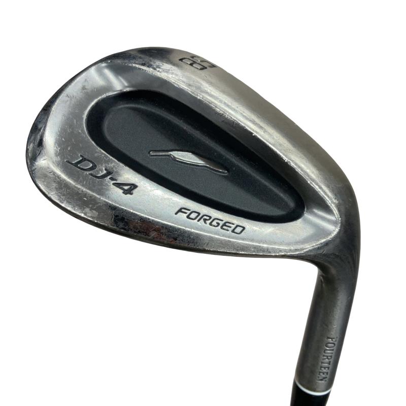 【中古】 フォーティーン DJ-4 ライトブラック 58° ウェッジ WG DS-91w (フレックスその他) メンズ 男性用 右利き 右用 Cランク ゴルフクラブ