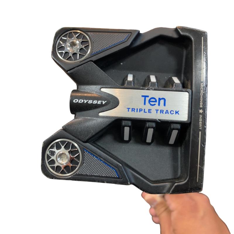 【中古】 オデッセイ TEN TRIPLE TRACK 32in レディース パター PT STROKE LAB (フレックス余分の物) レディース 亭主もち用 右利き 右用 C位置づける ゴルフ野球クラブ