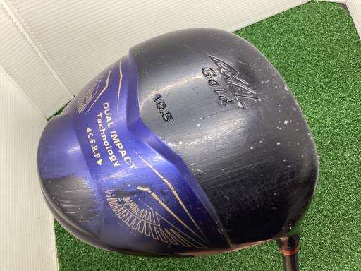 【中古】 つるや AXEL Gold Premium(2020) 10.5° １番ウッド DR AXEL Gold Premium(2020)(１番ウッド) (フレックスR) メンズ 成人男性用 右利き 右用 C序列付ける ゴルフ野球クラブ