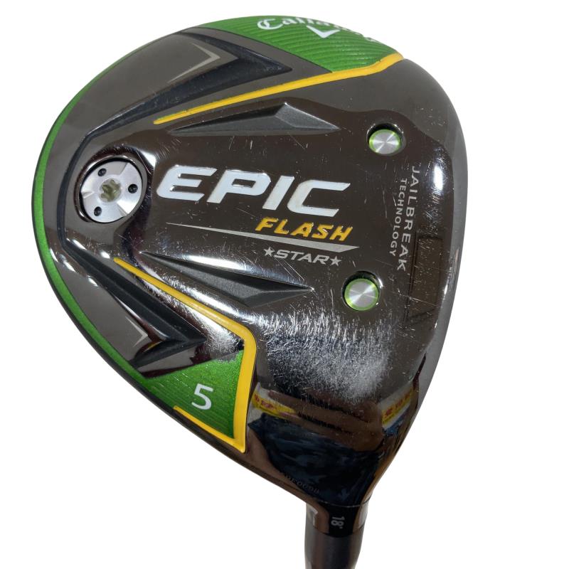 【中古】 キャロウェイ EPIC FLASH STAR  5W フェアウェイウッド FW Speeder EVOLUTION for CW(公明正大通い路) (フレックスR) メンズ 成人男性用 右利き 右用 C価値づける ゴルフ野球クラブ