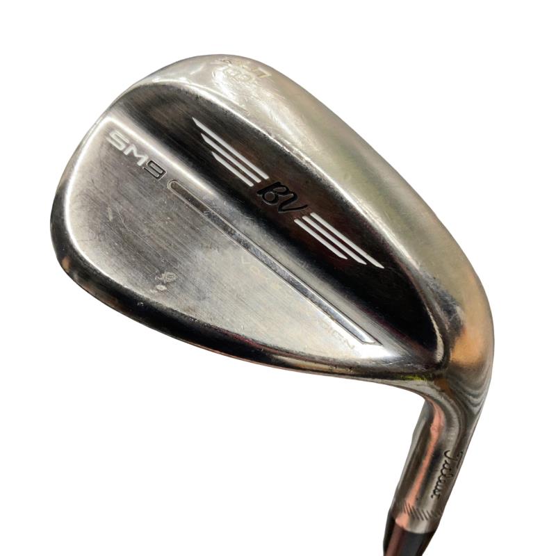 【中古】 タイトリスト VOKEY SPIN MILLED SM9 ブラッシュドスチール 58°/14°K ウェッジ WG Dynamic Gold (フレックスS) メンズ 成人男性用 右利き 右用 C位置づける ゴルフ野球クラブ