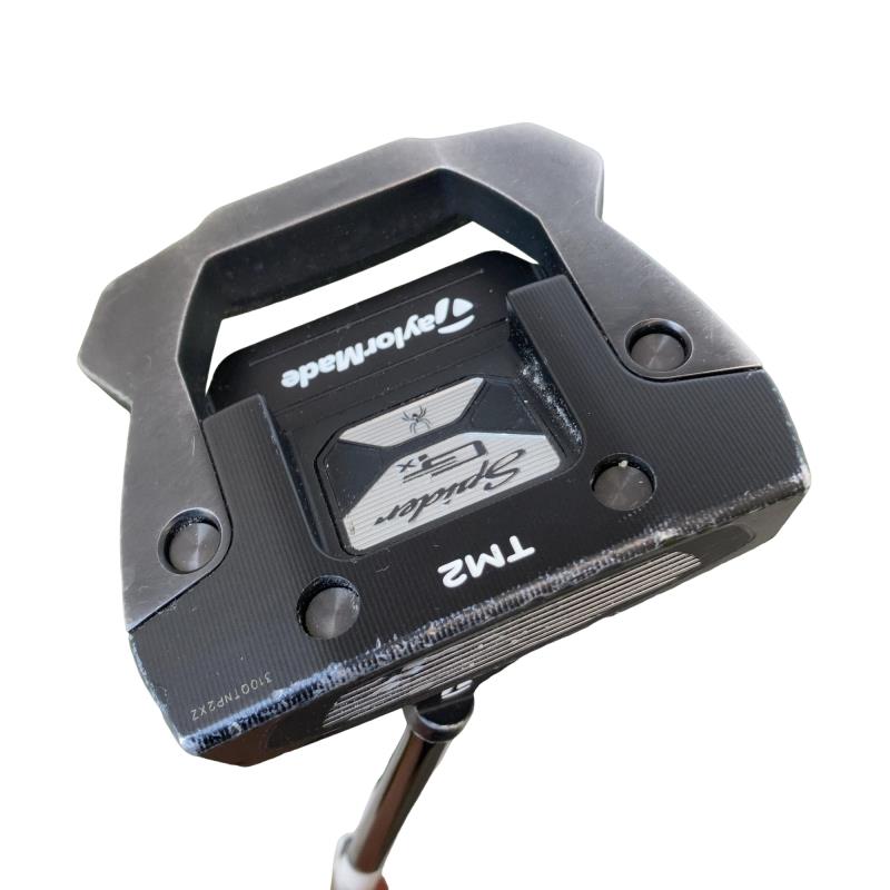 【中古】 テーラーメイド Spider GTx TRUSS BLACK TM2 33インチ パター PT スチール (フレックスその他) メンズ 男性用 右利き 右用 Dランク ゴルフクラブ｜ゴルフパートナー 中古クラブ店