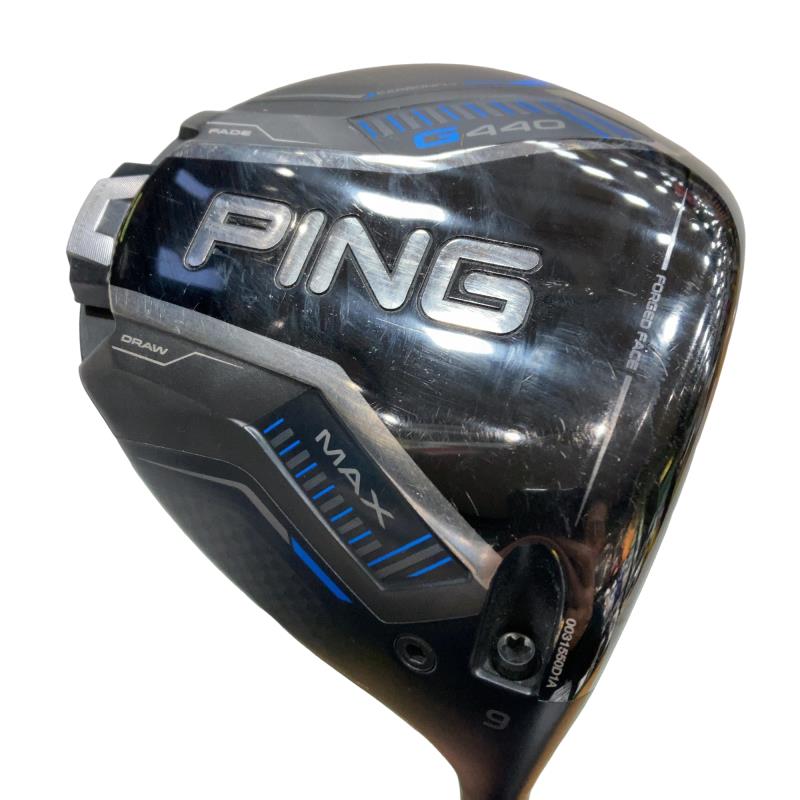 【中古】 ピン G440 MAX  9° １番ウッド DR ALTA J CB BLUE(DR) (フレックスS) メンズ 成人男性用 右利き 右用 C序列付ける ゴルフ野球クラブ