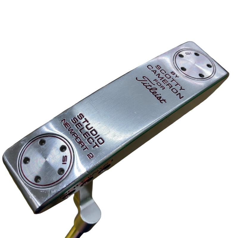 【中古】 タイトリスト SCOTTY CAMERON STUDIO SELECT NEWPORT 2 34インチ(15g) パター PT スチール (フレックスその他) メンズ 男性用 右利き 右用 Cランク ゴルフクラブ