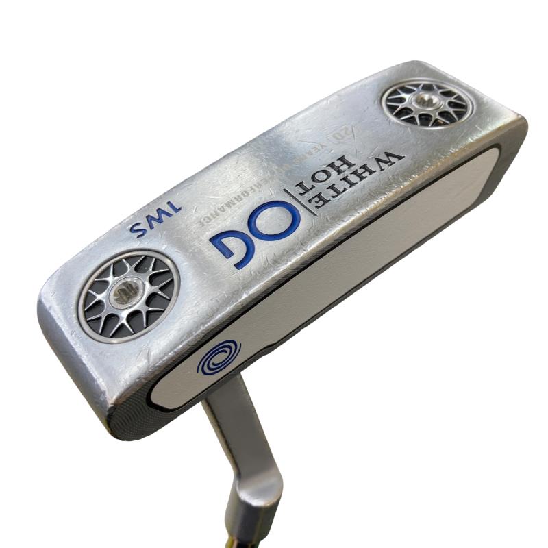 【中古】 オデッセイ WHITE HOT OG #1WS 32in レディース(青碧) パター PT スチール写真 (フレックス余分の物) レディース 亭主もち用 右利き 右用 C位置づける ゴルフ野球クラブ