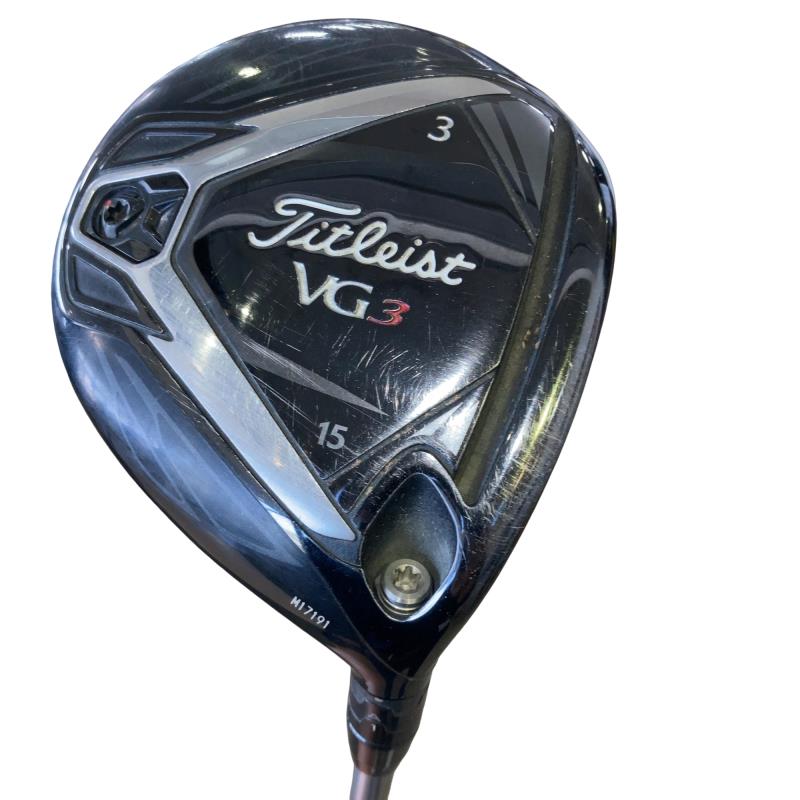 【中古】 タイトリスト Titleist VG3(2018) 3W フェアウェイウッド FW Titleist VG F(2018) (フレックスS) メンズ 男性用 右利き 右用 Cランク ゴルフクラブ