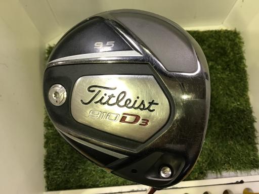 【中古】 タイトリスト 910 D3 9.5° ドライバー DR ATTAS-T2 7 (フレックスS) メンズ 男性用 右利き 右用 Cランク ゴルフクラブ