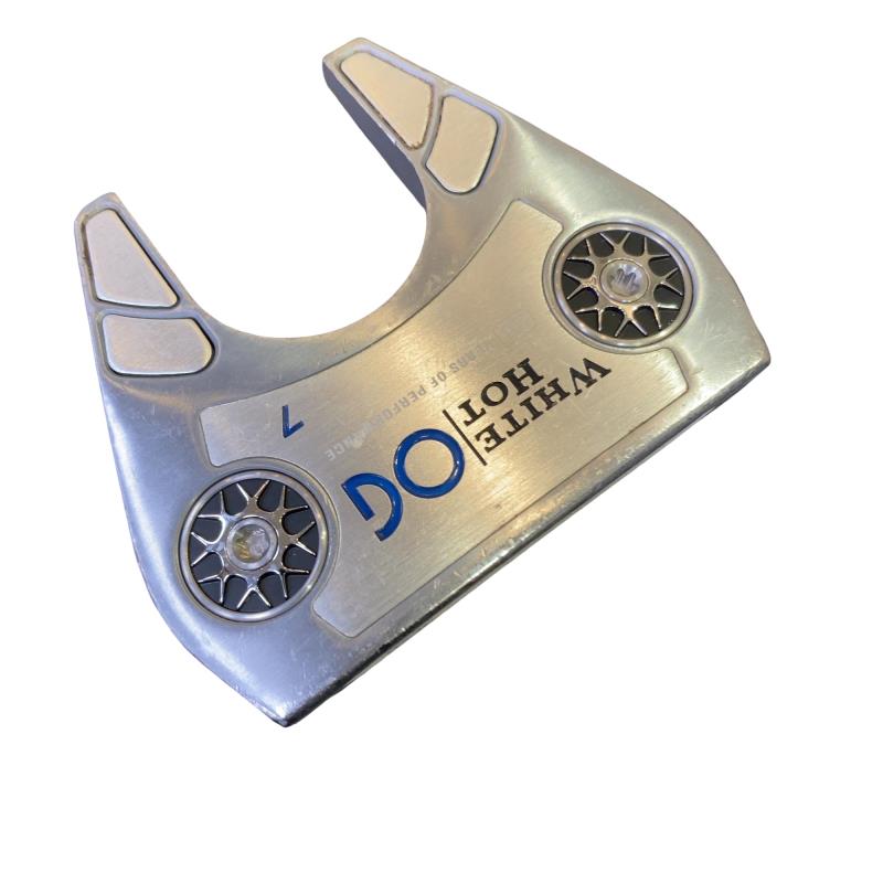 【中古】 オデッセイ WHITE HOT OG #7 32インチ レディース(ブルー) パター PT スチール (フレックスその他) レディース 女性用 右利き 右用 Cランク ゴルフクラブ