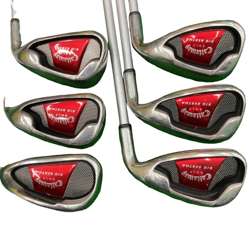 【中古】 キャロウェイ BIG BERTHA IRONS(2008) 6S アイアンセット IR BB-SERIES 70i (フレックスSR) メンズ 男性用 右利き 右用 Cランク ゴルフクラブ