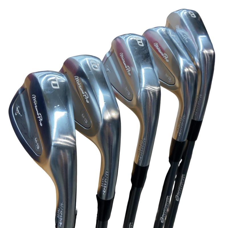 【中古】 ミズノ Mizuno Pro M-13 6S アイアン仕掛ける IR 完全無欠特注立て坑 (フレックスS) メンズ 成人男性用 右利き 右用 C価値づける ゴルフ野球クラブ
