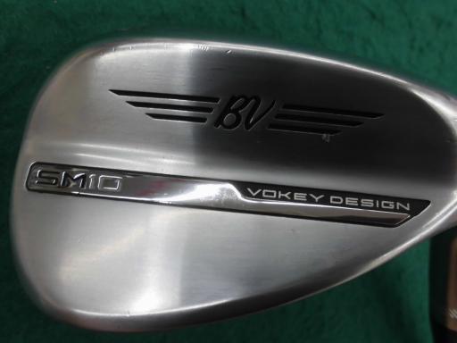 【中古】 タイトリスト VOKEY SPIN MILLED SM10 ツアークロム 56°/14°F ウェッジ WG BV 105 (フレックスその他) メンズ 男性用 右利き 右用 Cランク ゴルフクラブ