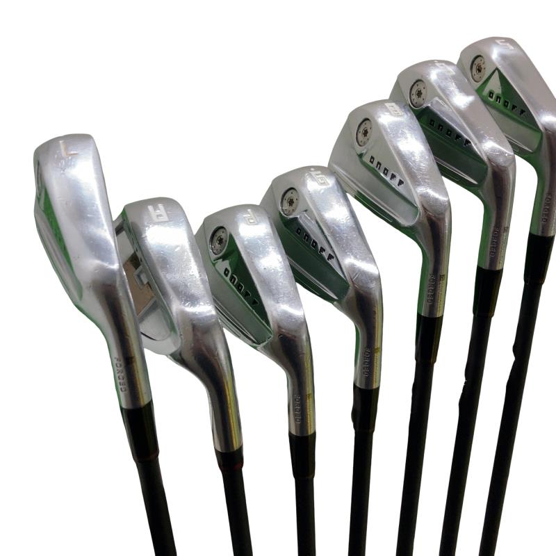 【中古】 ダイワ(グローブライド) ONOFF FORGED(2024) KURO 7S アイアンセット IR 純正特注シャフト (フレックスS) メンズ 男性用 右利き 右用 Cランク ゴルフクラブ｜ゴルフパートナー 中古クラブ店