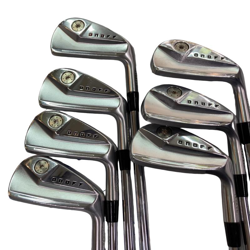 【中古】 ダイワ(グローブライド) ONOFF FORGED(2024) KURO 7S アイアンセット IR リシャフト (フレックスその他) メンズ 男性用 右利き 右用 Cランク ゴルフクラブ