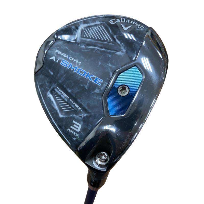 【中古】 キャロウェイ PARADYM Ai SMOKE MAX 3W フェアウェイウッド FW 純正特注シャフト (フレックスS) メンズ 男性用 右利き 右用 Cランク ゴルフクラブ
