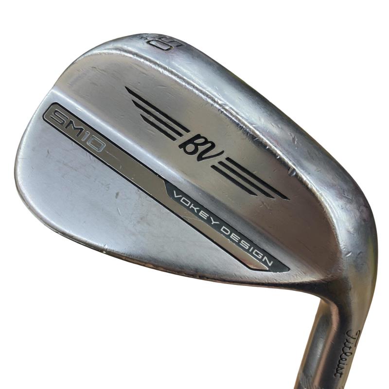 【中古】 タイトリスト VOKEY SPIN MILLED SM10 ツアークロム 50&deg;/08&deg;F ウェッジ WG Dynamic Gold (フレックスS) メンズ 男性用 右利き 右用 Cランク ゴルフクラブ｜ゴルフパートナー 中古クラブ店