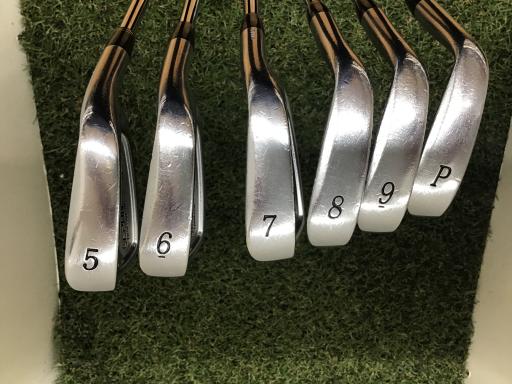 【中古】 エポンゴルフ株式会社 EPON AF-303 6S アイアンセット IR 純正特注シャフト (フレックスS) メンズ 男性用 右利き 右用 Cランク ゴルフクラブ