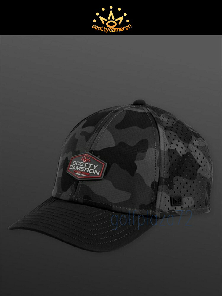 ScottyCameron 2024 Limited California Red Patchi Melin CAP リミテッド メリン SC パッチ キャップ『ブラック カモ』 スコッティキャメロン