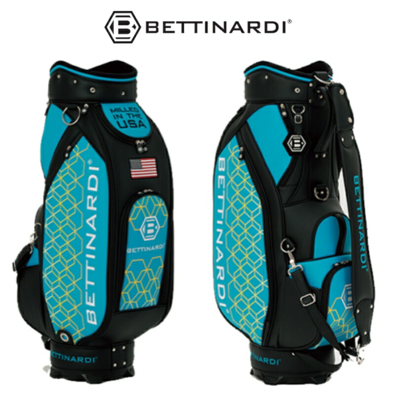 BETTINARDI  STAFF BAG ベティナルディ  原材料御徒面子  『9.0型 / Turquoise blue』キャディバッグ
