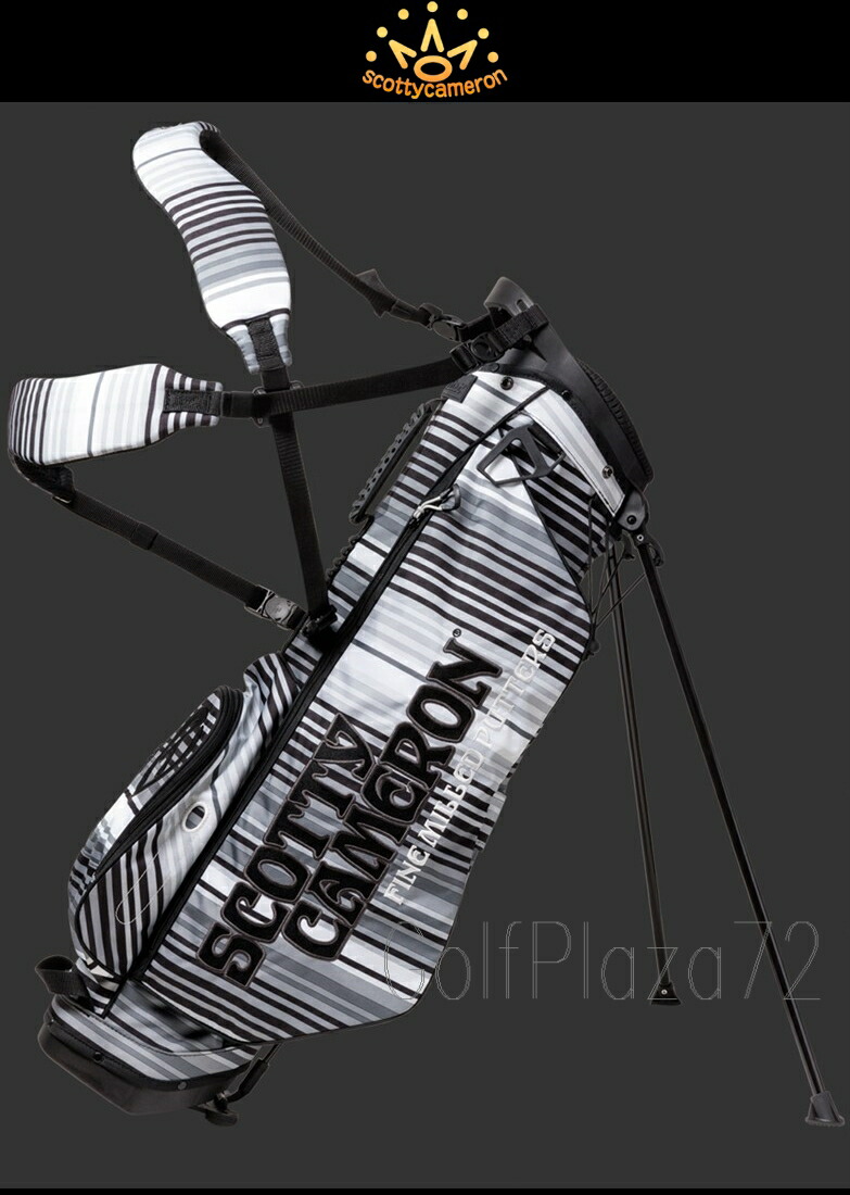SCOTTY CAMERON 2024 LIMITED Cinco de Mayo Carry Bag Wanderer Serape Noche Oscura with Matching Cashu Bag  Stand Bag \u003cBR\u003eスコッティキャメロン 2024 押さえる ワンダーラー セラーペ - ノーチェ 雄クラ キャリーバッグ 『セラーペ(モノ縞模様)』照明ランプ御徒面子