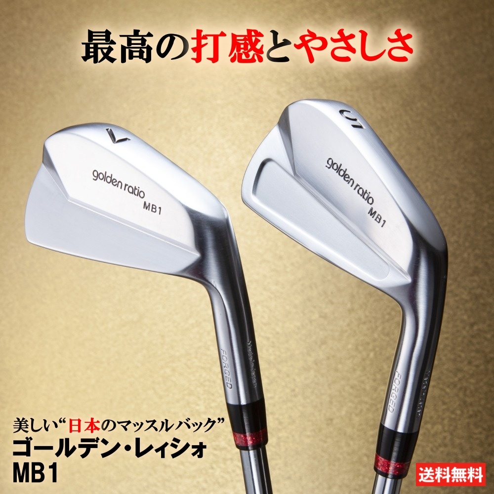 楽天市場】ゴールデン レィシォ MB1 アイアン アイアンセット マッスル