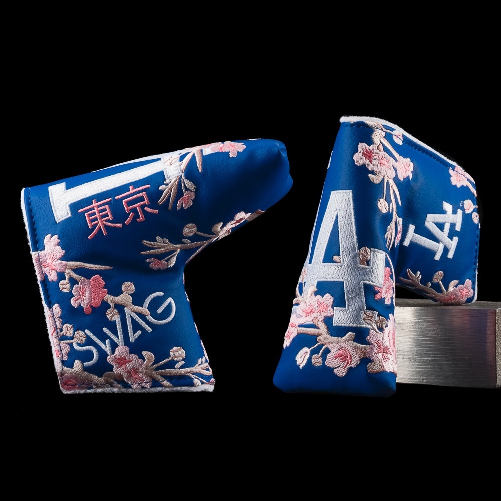 制限事項 ドジャース 金モール マレット パター 天々取りまかなう SWAG MLB ゴルフ