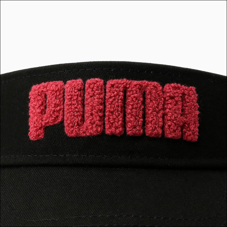 プーマゴルフバイザーレディースプーマキャット刺繍866639