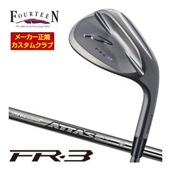 Fourteen フォーティーン FR-3 ウエッジ ダイヤモンドブラックサテン仕上げ USTマミヤ アッタス アイアン 40 / 50 / 60 / 80 シャフト 特注カスタムクラブ ウェッジ ゴルフクラブ 25,245円