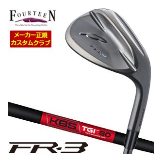 [SALE価格] Fourteen フォーティーン FR-3 ウエッジ ダイヤモンドブラックサテン仕上げ TGI 90/95/100/110 シャフト 特注カスタムクラブ ウェッジ ゴルフクラブ