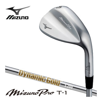 ミズノ Mizuno Pro T1 ウエッジ ホワイトサテンブラッシュ仕上げ Dynamic Gold HT シャフト [即納]